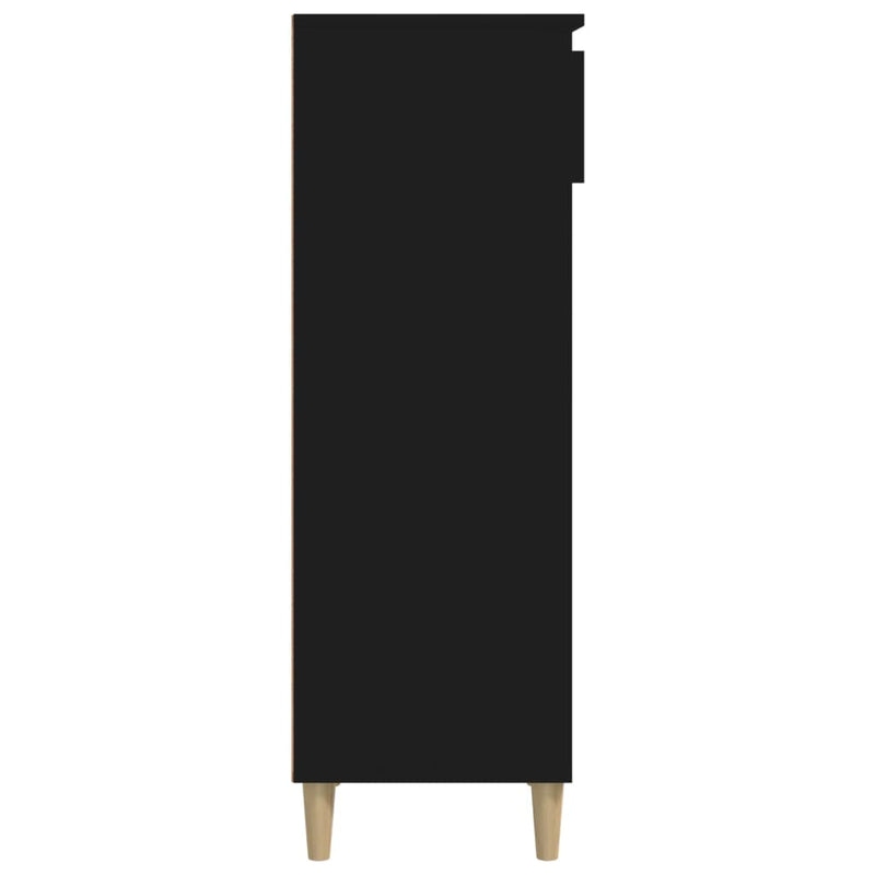 Shoe Cabinet Black 40x36x105 cm Engineered Wood