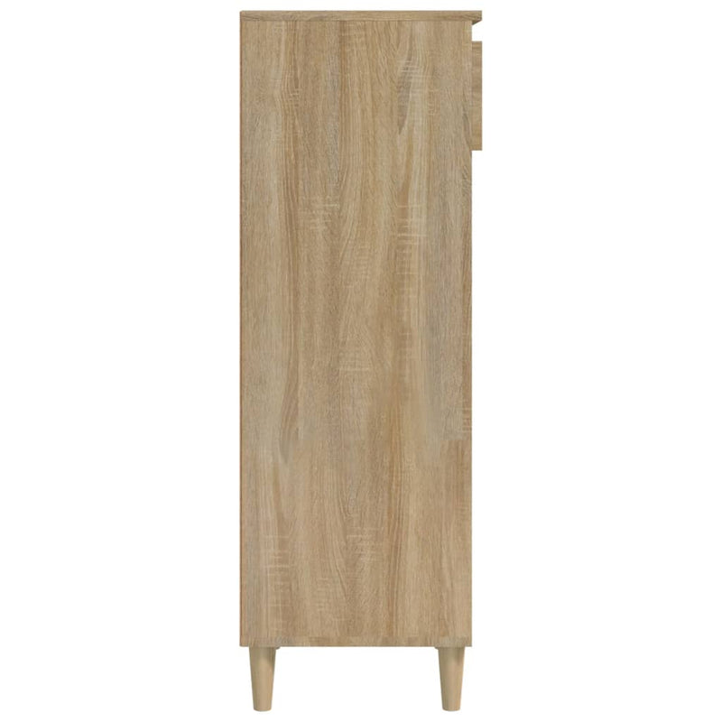 Shoe Cabinet Sonoma Oak 40x36x105 cm Engineered Wood