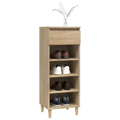 Shoe Cabinet Sonoma Oak 40x36x105 cm Engineered Wood