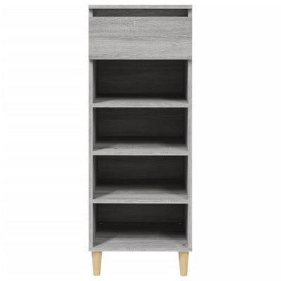 Shoe Cabinet Grey Sonoma 40x36x105 cm Engineered Wood