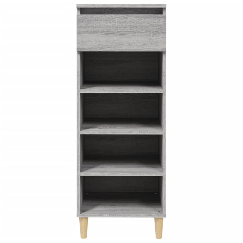 Shoe Cabinet Grey Sonoma 40x36x105 cm Engineered Wood