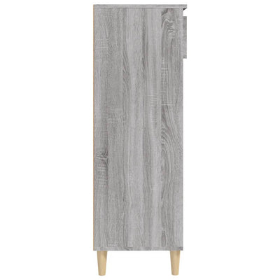 Shoe Cabinet Grey Sonoma 40x36x105 cm Engineered Wood