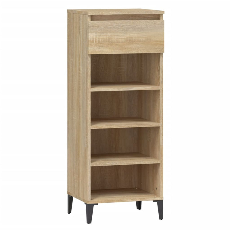 Shoe Rack Sonoma Oak 40x36x105 cm Engineered Wood