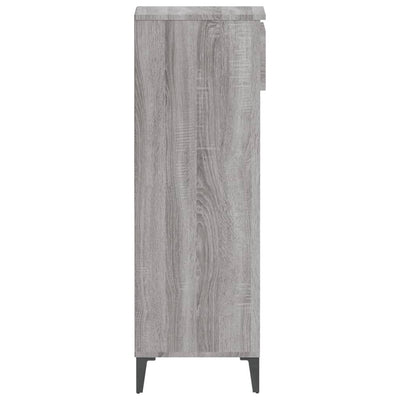 Shoe Rack Grey Sonoma 40x36x105 cm Engineered Wood