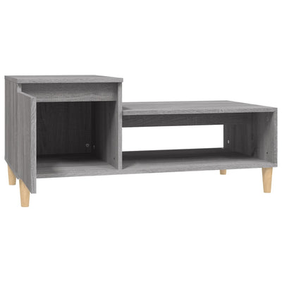 Coffee Table Grey Sonoma 100x50x45 cm Engineered Wood