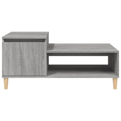 Coffee Table Grey Sonoma 100x50x45 cm Engineered Wood