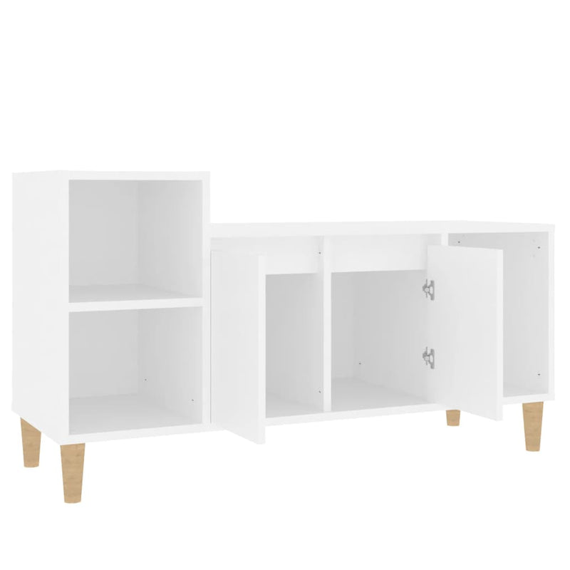 TV Cabinet White 100x35x55 cm Engineered Wood