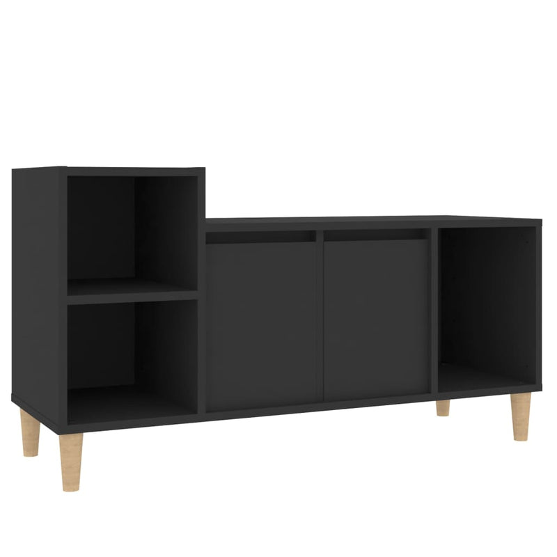 TV Cabinet Black 100x35x55 cm Engineered Wood