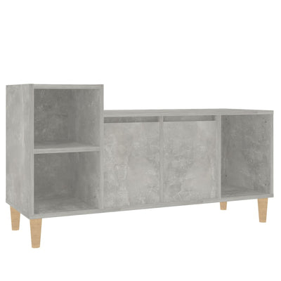 TV Cabinet Concrete Grey 100x35x55 cm Engineered Wood