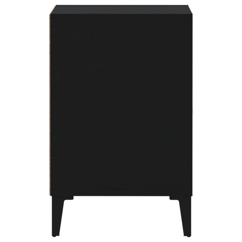 TV Cabinet Black 100x35x55 cm Engineered Wood