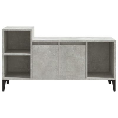 TV Cabinet Concrete Grey 100x35x55 cm Engineered Wood