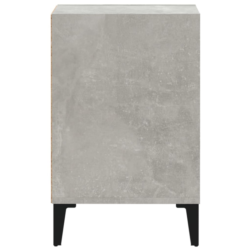 TV Cabinet Concrete Grey 100x35x55 cm Engineered Wood