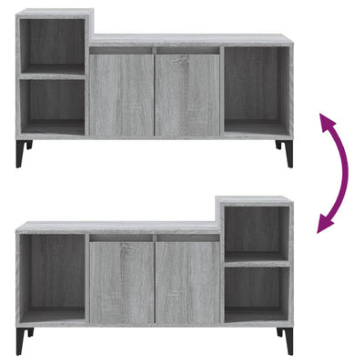 TV Cabinet Grey Sonoma 100x35x55 cm Engineered Wood