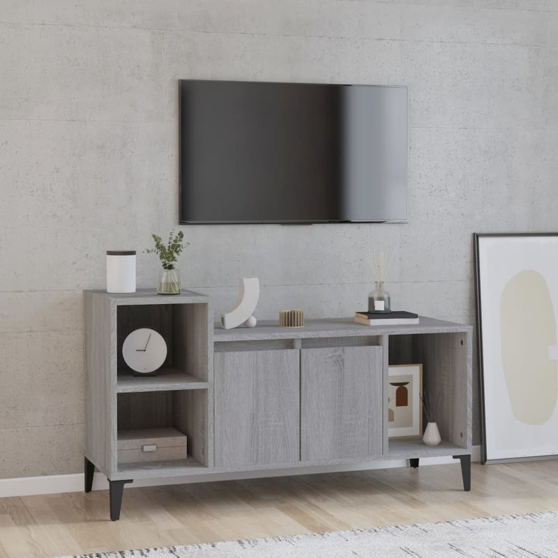 TV Cabinet Grey Sonoma 100x35x55 cm Engineered Wood