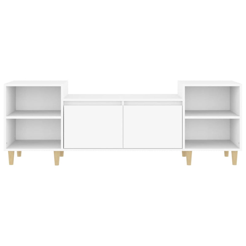 TV Cabinet White 160x35x55 cm Engineered Wood