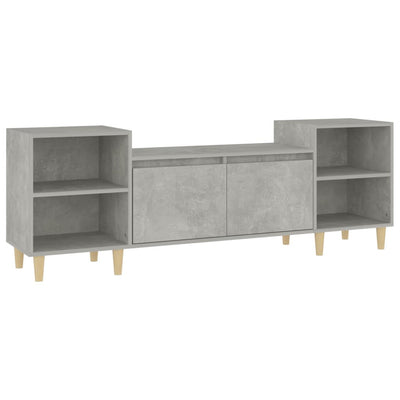 TV Cabinet Concrete Grey 160x35x55 cm Engineered Wood