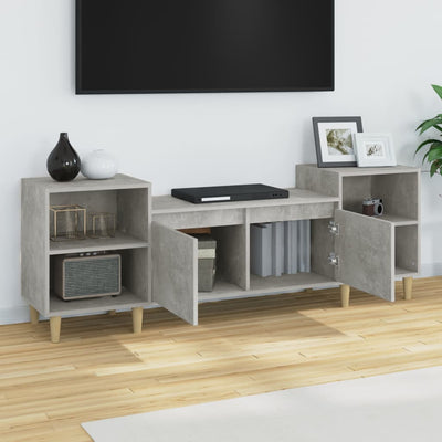 TV Cabinet Concrete Grey 160x35x55 cm Engineered Wood