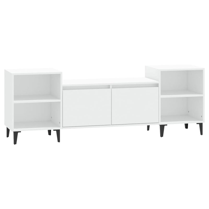 TV Cabinet White 160x35x55 cm Engineered Wood