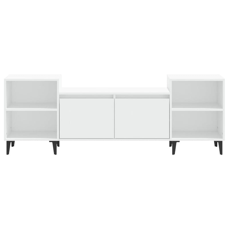 TV Cabinet White 160x35x55 cm Engineered Wood