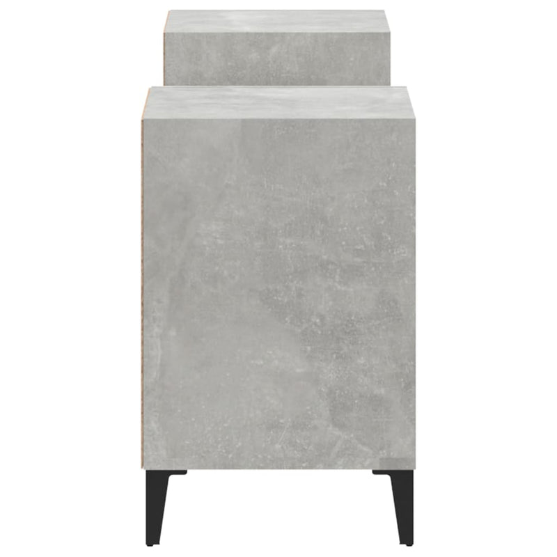 TV Cabinet Concrete Grey 160x35x55 cm Engineered Wood