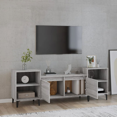 TV Cabinet Grey Sonoma 160x35x55 cm Engineered Wood