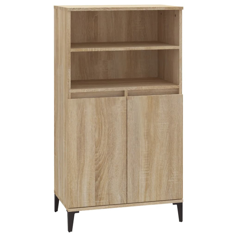 Highboard Sonoma Oak 60x36x110 cm Engineered Wood