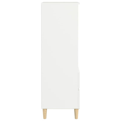 Highboard White 40x36x110 cm Engineered Wood