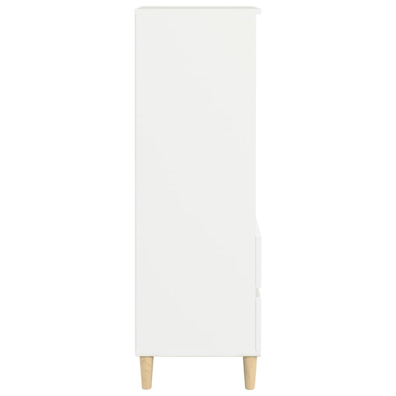 Highboard White 40x36x110 cm Engineered Wood