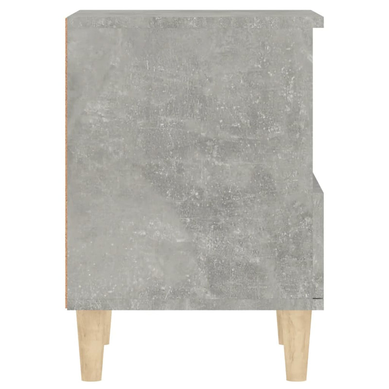 Bedside Cabinet Concrete Grey 40x35x50 cm