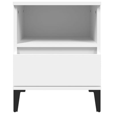 Bedside Cabinets 2 pcs White 40x35x50 cm