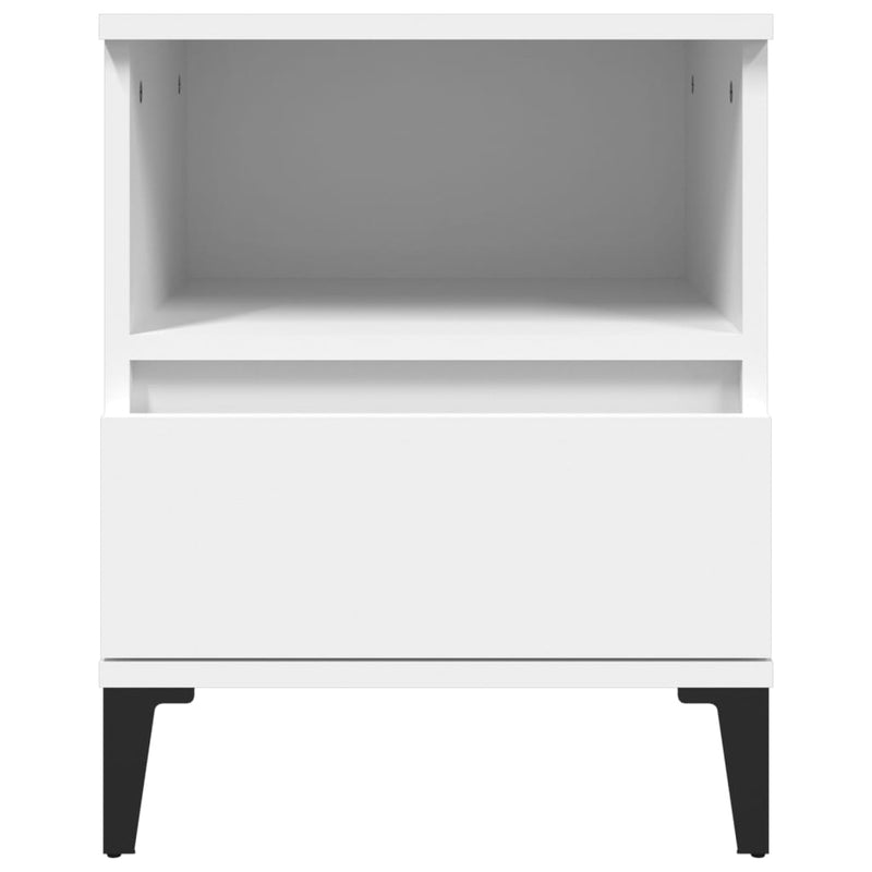 Bedside Cabinets 2 pcs White 40x35x50 cm