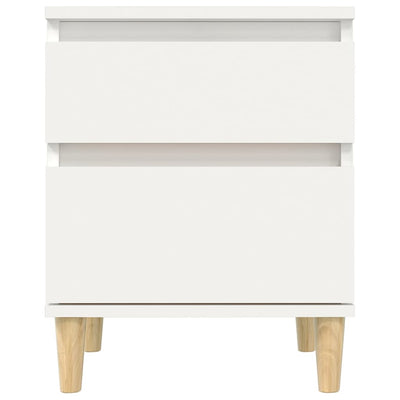 Bedside Cabinets 2 pcs White 40x35x50 cm