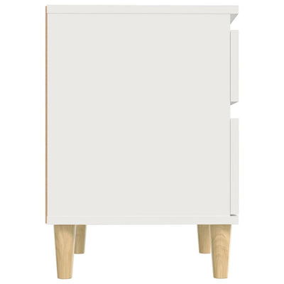 Bedside Cabinets 2 pcs White 40x35x50 cm