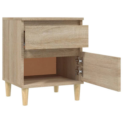 Bedside Cabinet Sonoma Oak 40x35x50 cm