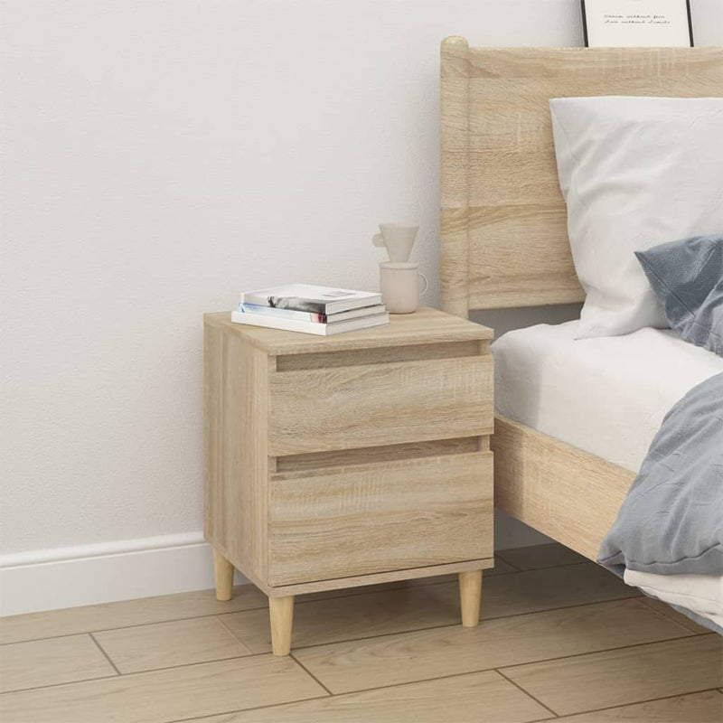 Bedside Cabinet Sonoma Oak 40x35x50 cm