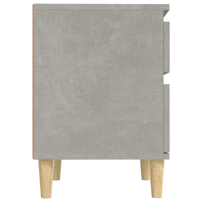 Bedside Cabinets 2 pcs Concrete Grey 40x35x50 cm