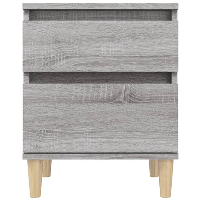 Bedside Cabinets 2 pcs Grey Sonoma 40x35x50 cm