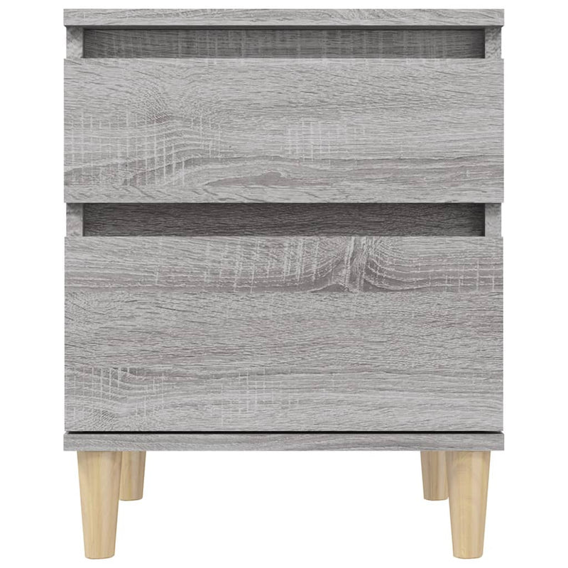 Bedside Cabinets 2 pcs Grey Sonoma 40x35x50 cm