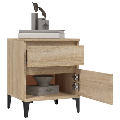 Bedside Cabinet Sonoma Oak 40x35x50 cm