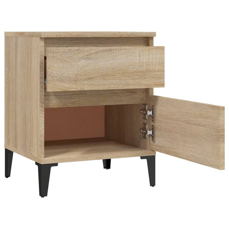 Bedside Cabinet Sonoma Oak 40x35x50 cm