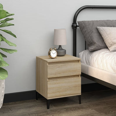 Bedside Cabinets 2 pcs Sonoma Oak 40x35x50 cm