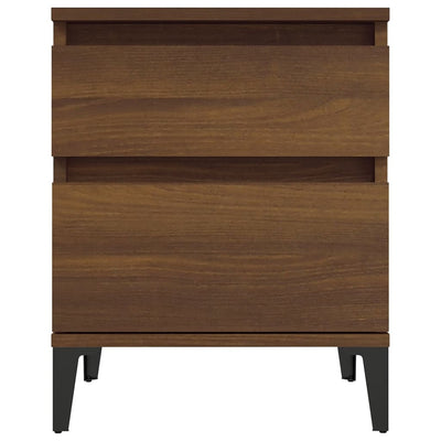 Bedside Cabinets 2 pcs Brown Oak 40x35x50 cm