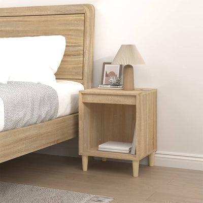 Bedside Cabinet Sonoma Oak 40x35x50 cm