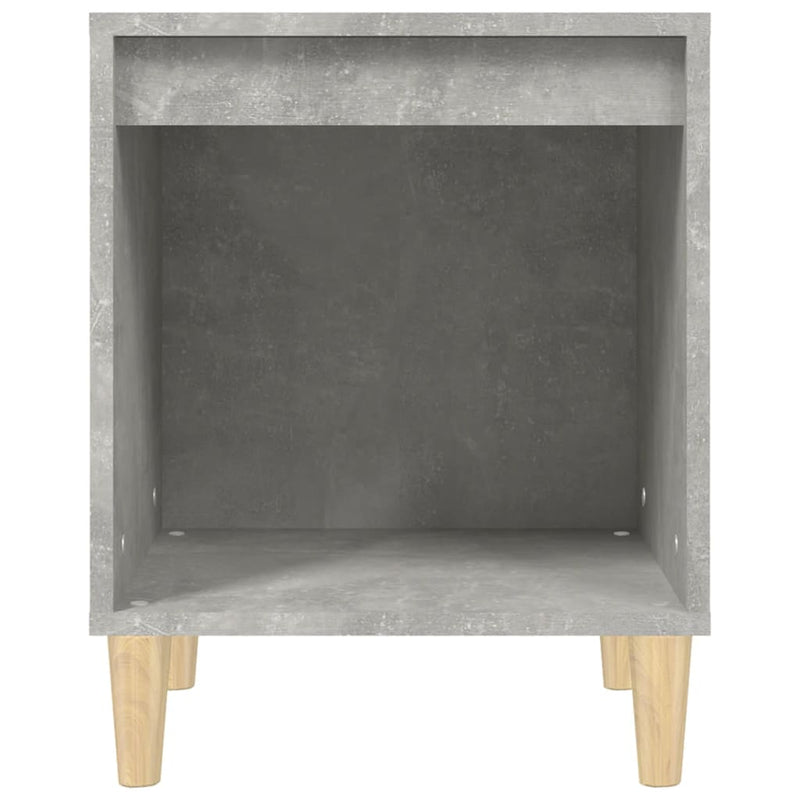 Bedside Cabinet Concrete Grey 40x35x50 cm