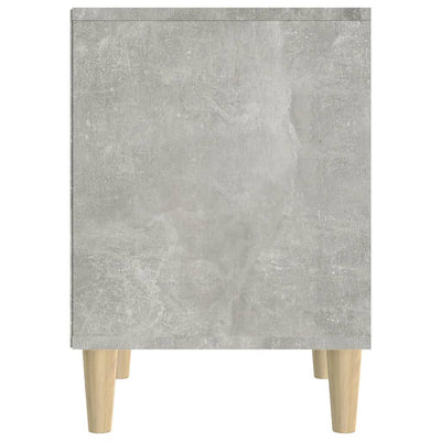 Bedside Cabinet Concrete Grey 40x35x50 cm