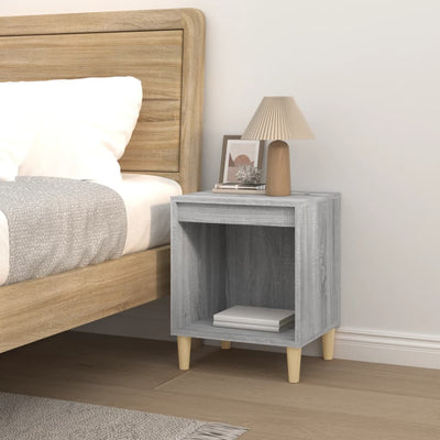 Bedside Cabinet Grey Sonoma 40x35x50 cm