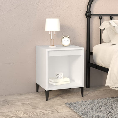 Bedside Cabinets 2 pcs White 40x35x50 cm