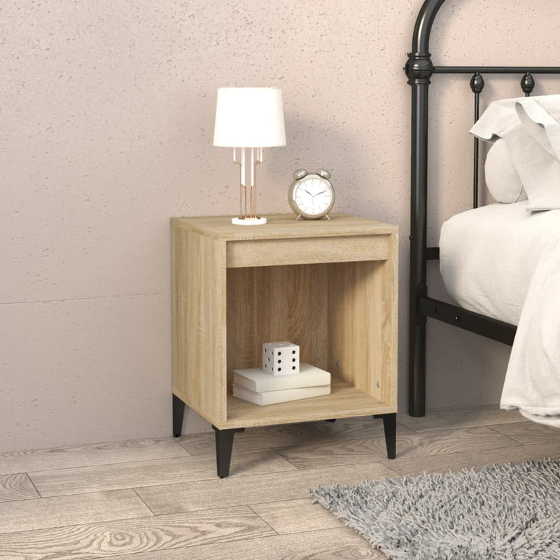 Bedside Cabinet Sonoma Oak 40x35x50 cm