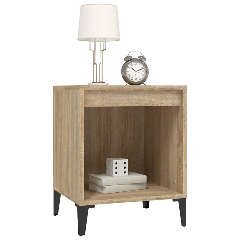 Bedside Cabinets 2 pcs Sonoma Oak 40x35x50 cm