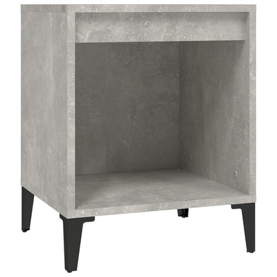 Bedside Cabinet Concrete Grey 40x35x50 cm